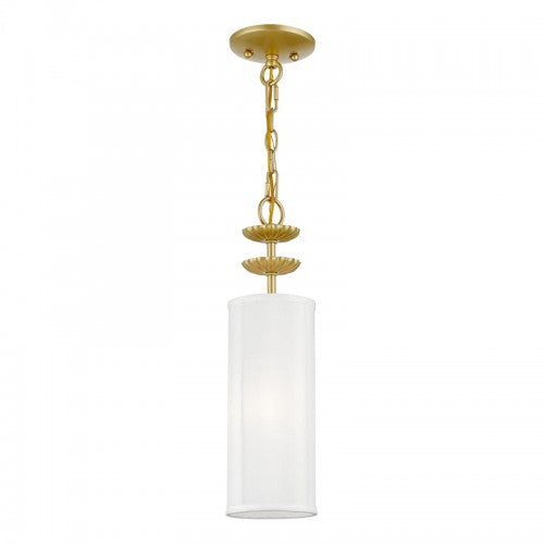 Antique Hardware 1 Light Soft Gold Mini Pendant Pendant