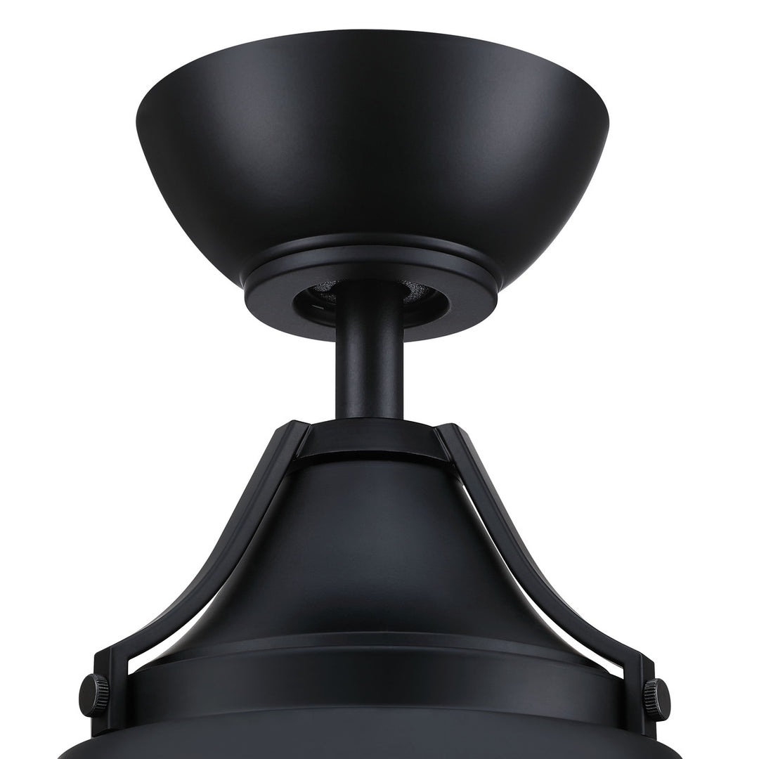 42" Union in Flat Black w/ Clear Acrylic Blades