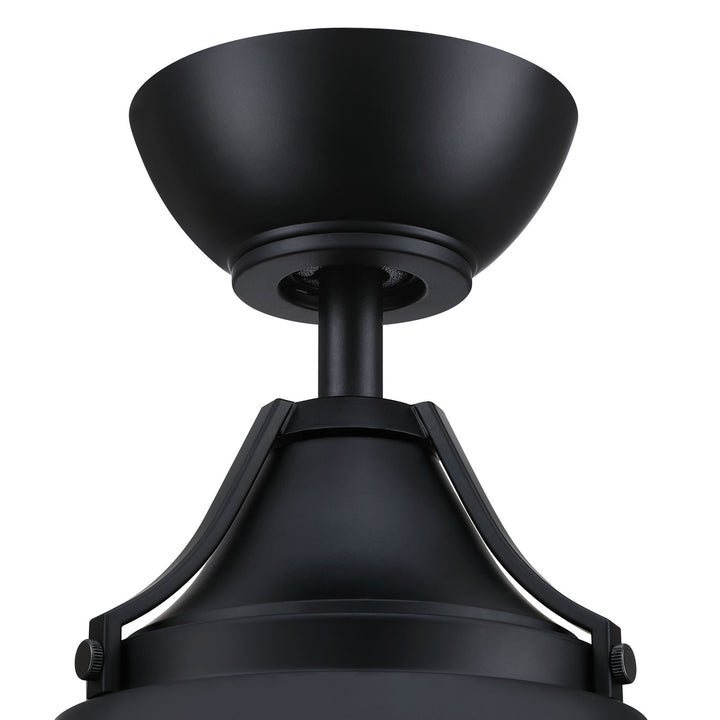 42" Union in Flat Black w/ Clear Acrylic Blades