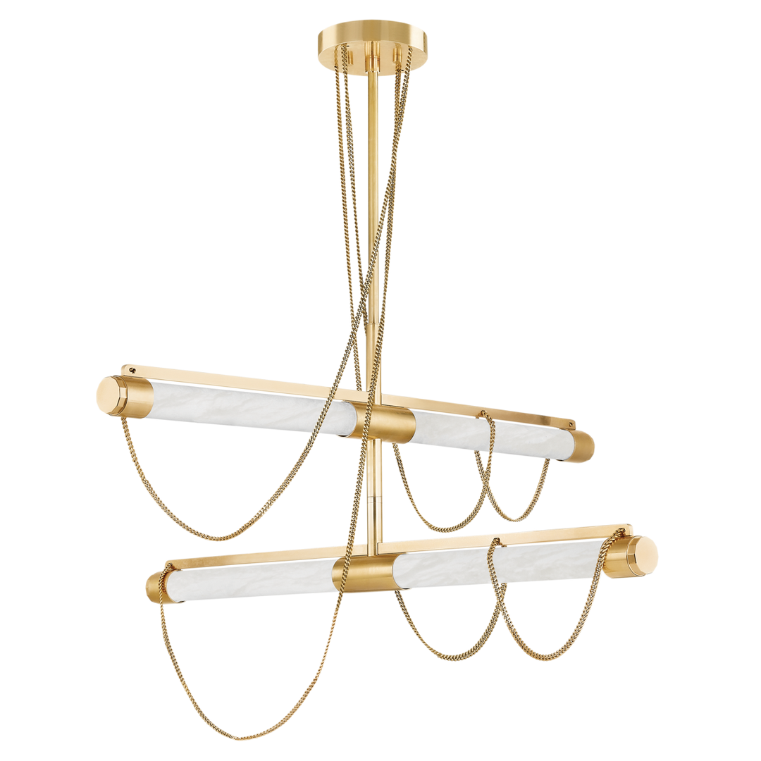 ##Antique Hardware## Lariat Chandelier
