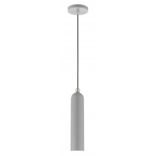 Antique Hardware 1 Light Nordic Gray Pendant Pendant