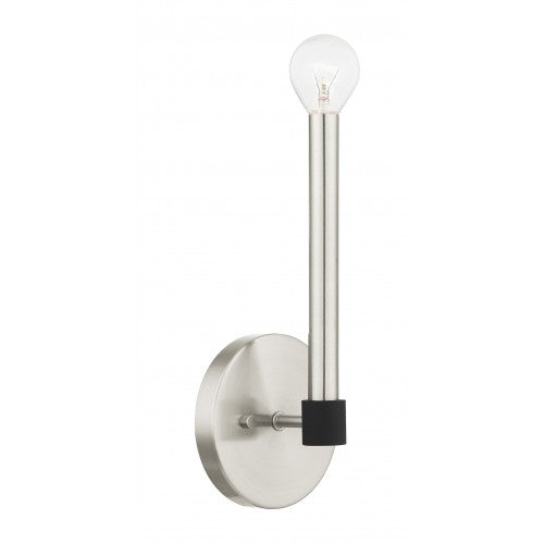##Antique Hardware## 1 Light Brushed Nickel Wall Sconce