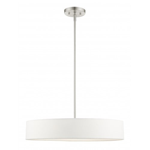 ##Antique Hardware## 4 Light Brushed Nickel Chandelier
