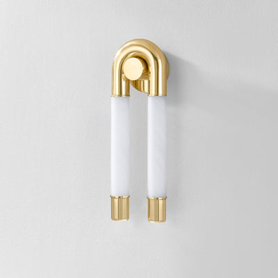 ##Antique Hardware## Zeme Wall Sconce