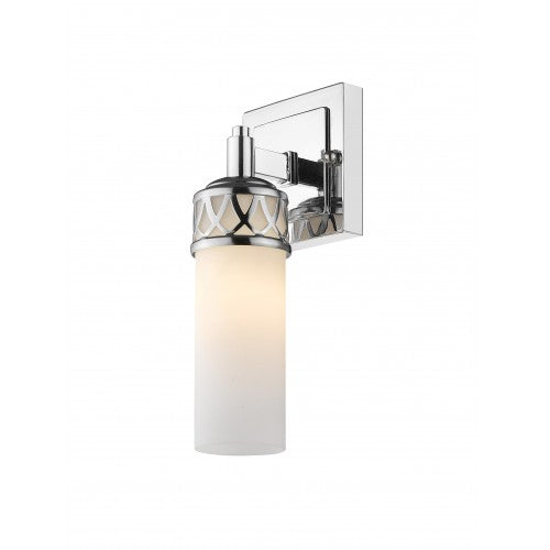 ##Antique Hardware## 1 Light Polished Chrome Bath
