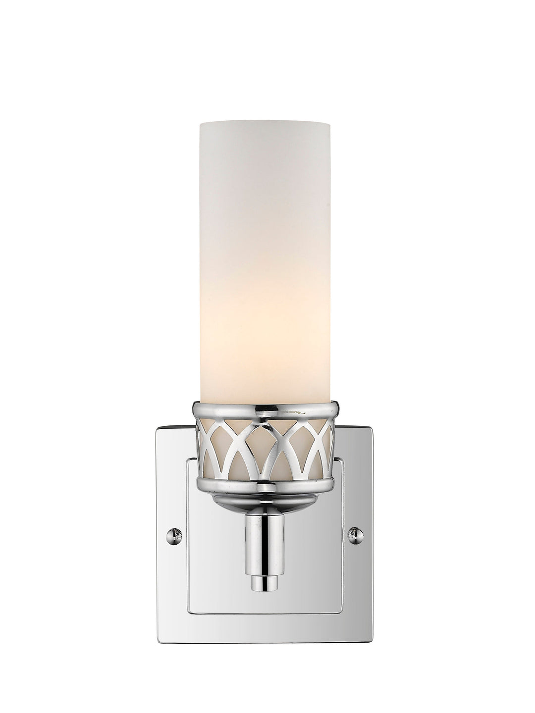 ##Antique Hardware## 1 Light Polished Chrome Bath
