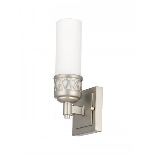 ##Antique Hardware## 1 Light Brushed Nickel Bath