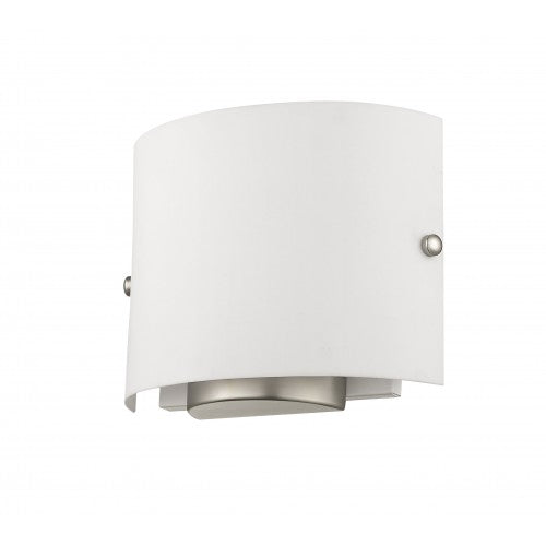 ##Antique Hardware## 2 Light Brushed Nickel Wall Sconce