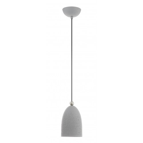 Antique Hardware 1 Light Nordic Gray Pendant Pendant