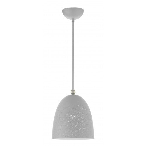 ##Antique Hardware## 1 Light Nordic Gray Pendant