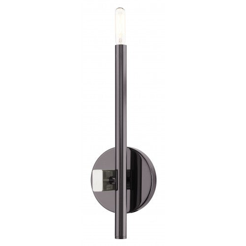 ##Antique Hardware## 1 Light Black Chrome ADA Single Sconce
