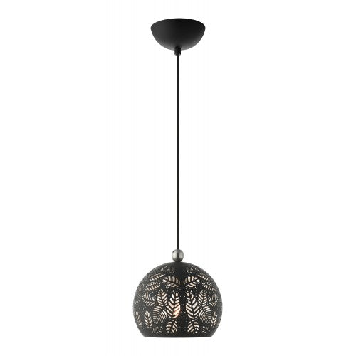 Antique Hardware 1 Light Black Pendant Pendant