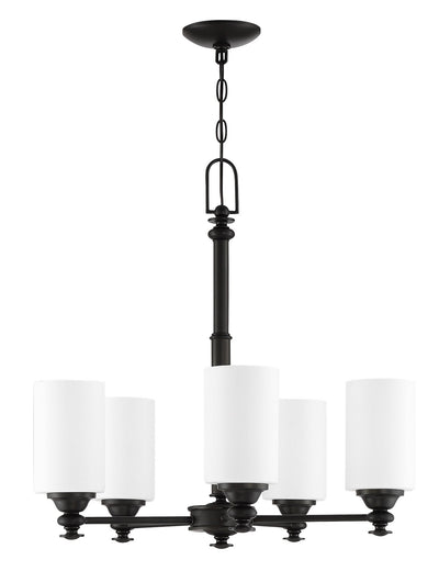 ##Antique Hardware## Dardyn 5 Light Chandelier in Espresso