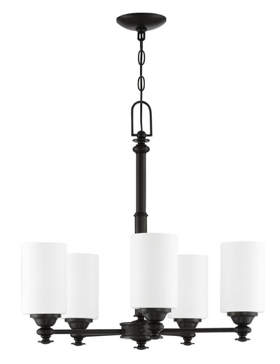 ##Antique Hardware## Dardyn 5 Light Chandelier in Espresso