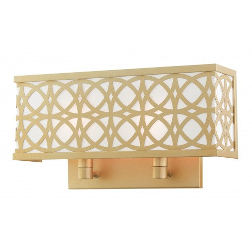 ##Antique Hardware## 2 Light Soft Gold ADA Double Sconce