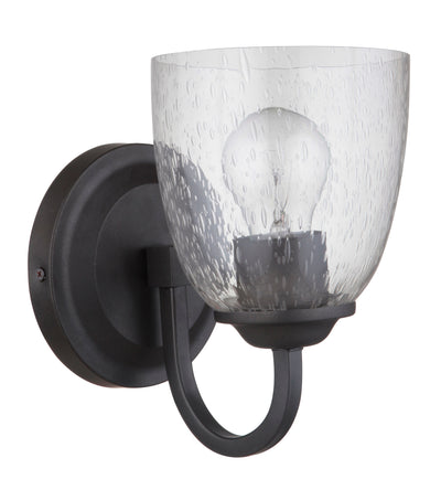 ##Antique Hardware## Serene 1 Light Wall Sconce in Espresso