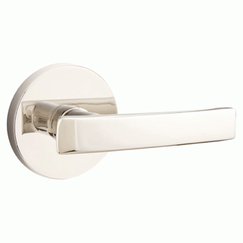 Antique Hardware Emtek Solid Brass Geneva Lever With Disk Rosette (Several Finish Options) EMTEK LEVER DOOR KNOB