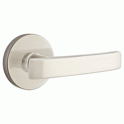 Antique Hardware Emtek Solid Brass Geneva Lever With Disk Rosette (Several Finish Options) EMTEK LEVER DOOR KNOB