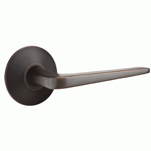 Antique Hardware Emtek Solid Brass Athena Lever With Modern Rosette (Several Finish Options) EMTEK LEVER DOOR KNOB