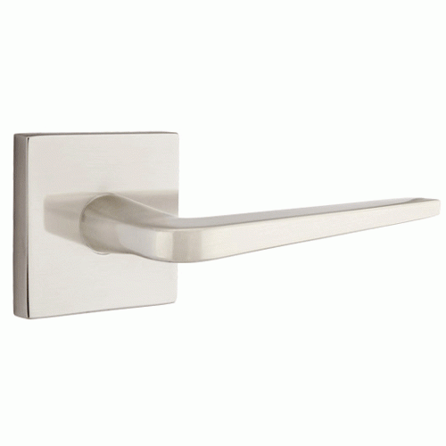##Antique Hardware## Emtek Solid Brass Athena Lever With Square Rosette (Several Finish Options)
