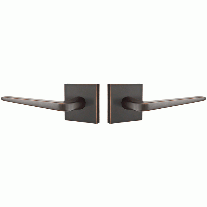 ##Antique Hardware## Emtek Athena Lever With Square Rosette (Several Finish Options)