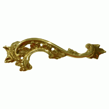 Antique Hardware 6 Inch (4 1/2 Inch C-C) Unique Curly Pull (Several Finish Options) CABINET PULL