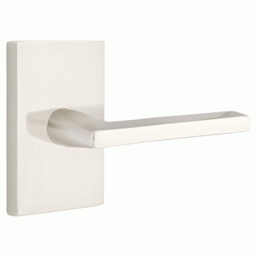 ##Antique Hardware## Emtek Helios Door Lever with Modern Rectangular Rosette (Several Finishes Available)