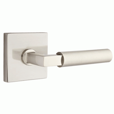 Antique Hardware Emtek Solid Brass Hercules Lever With Square Rosette (Many Finishes Available) EMTEK LEVER DOOR KNOB