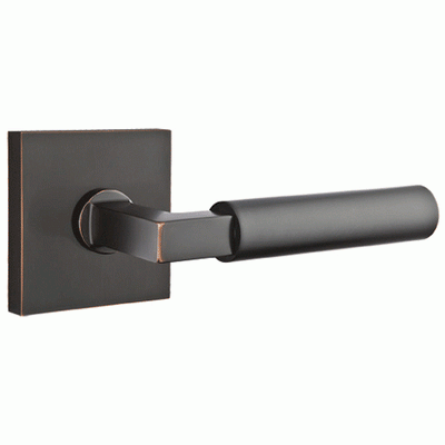 Antique Hardware Emtek Solid Brass Hercules Lever With Square Rosette (Many Finishes Available) EMTEK LEVER DOOR KNOB