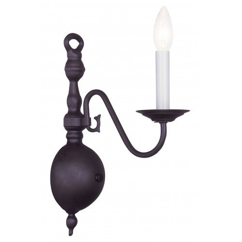 ##Antique Hardware## 1 Light Bronze Wall Sconce