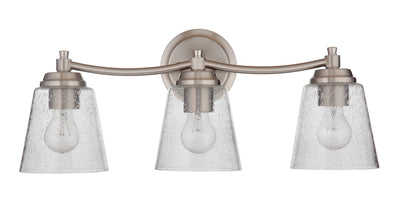 ##Antique Hardware## Tyler 3 Light Vanity in Brushed Polished Nickel