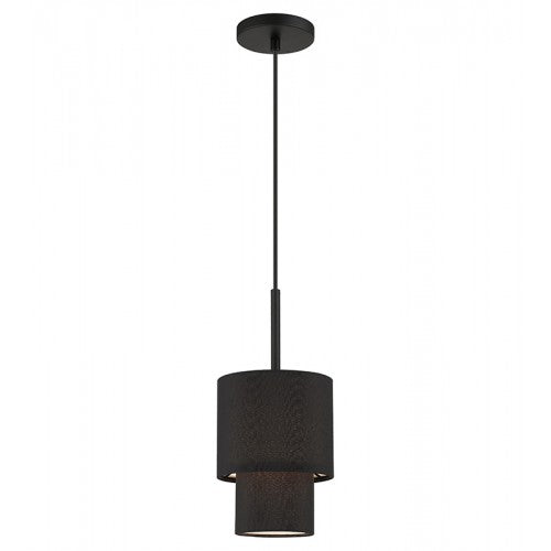 Antique Hardware 1 Light Black Mini Pendant Pendant