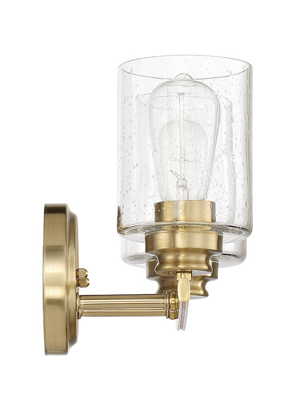 ##Antique Hardware## Bolden 2 Light Vanity in Satin Brass