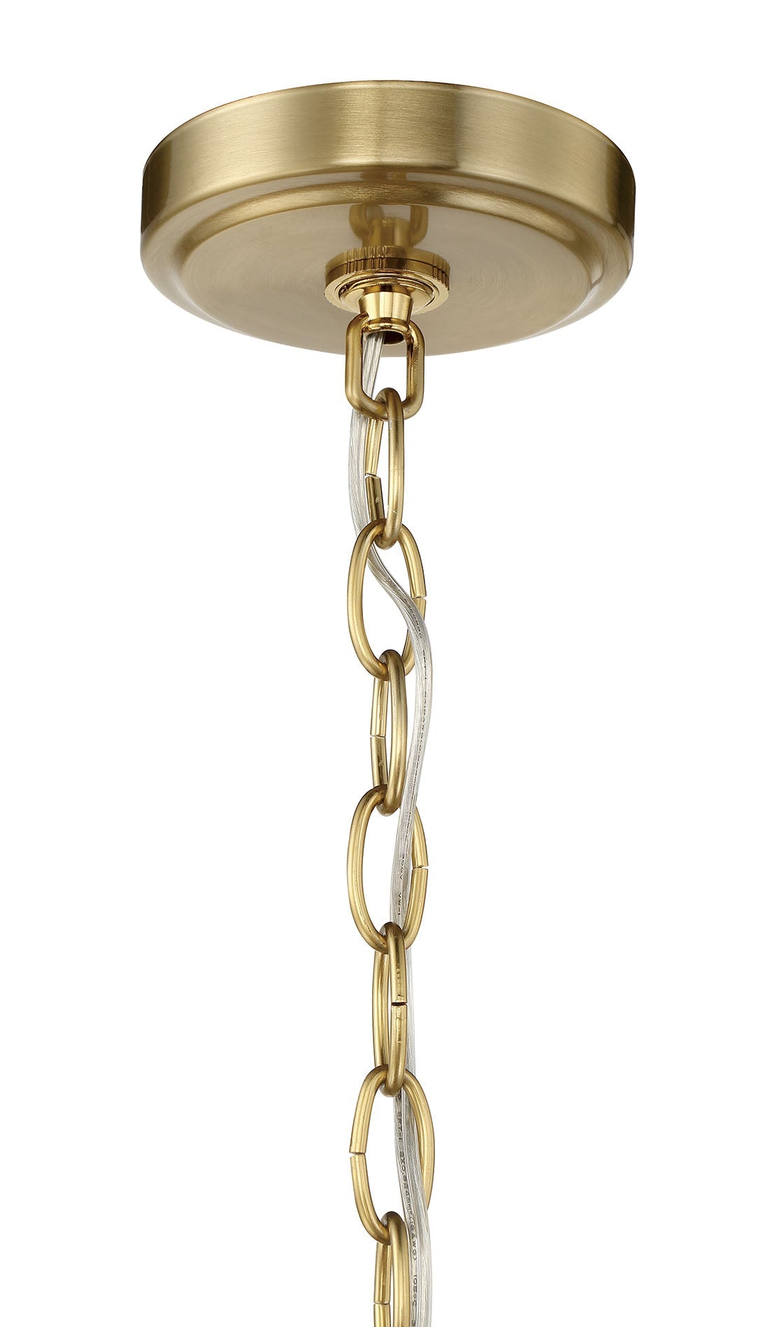 ##Antique Hardware## Bolden 5 Light Chandelier in Satin Brass