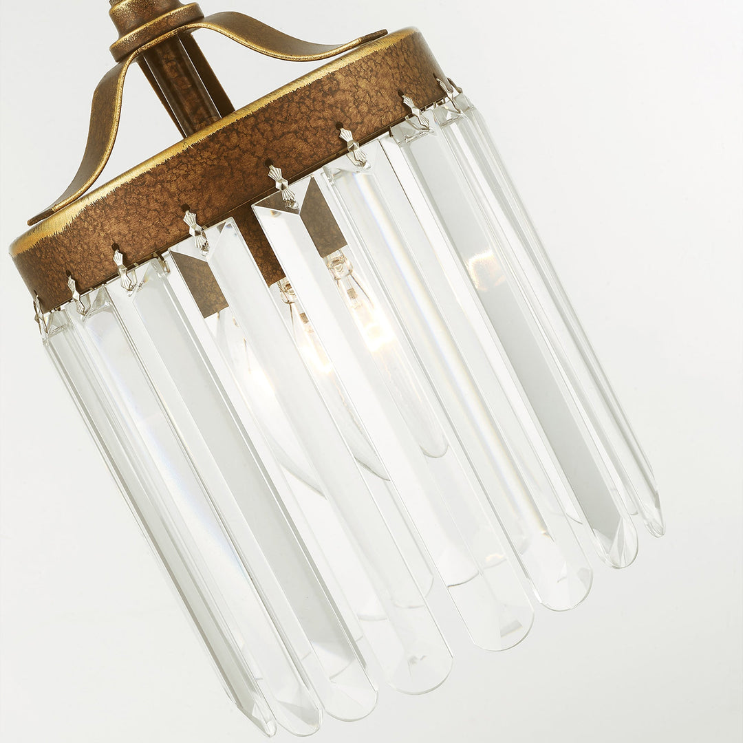 ##Antique Hardware## 1 Light Palaciall Bronze Single Pendant