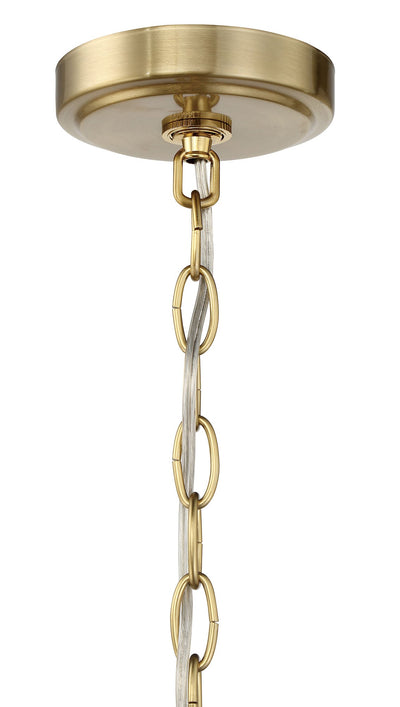 ##Antique Hardware## Bolden 6 Light Foyer in Satin Brass