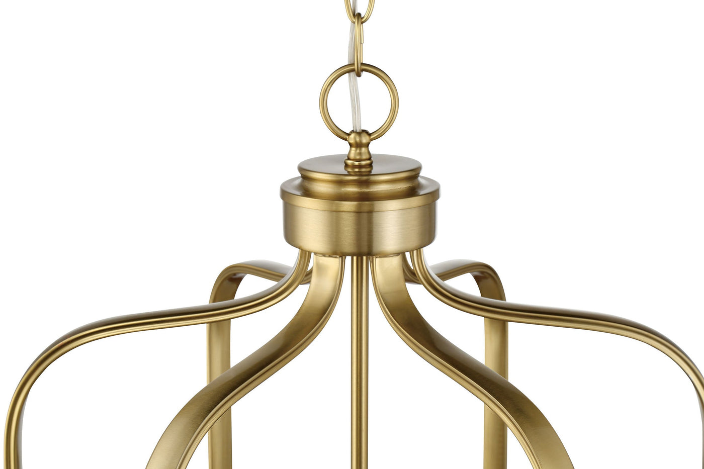 ##Antique Hardware## Bolden 6 Light Foyer in Satin Brass