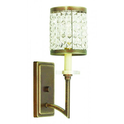 ##Antique Hardware## 1 Light Palaciall Bronze Wall Sconce