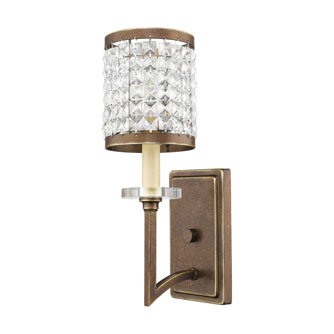 ##Antique Hardware## 1 Light Palaciall Bronze Wall Sconce