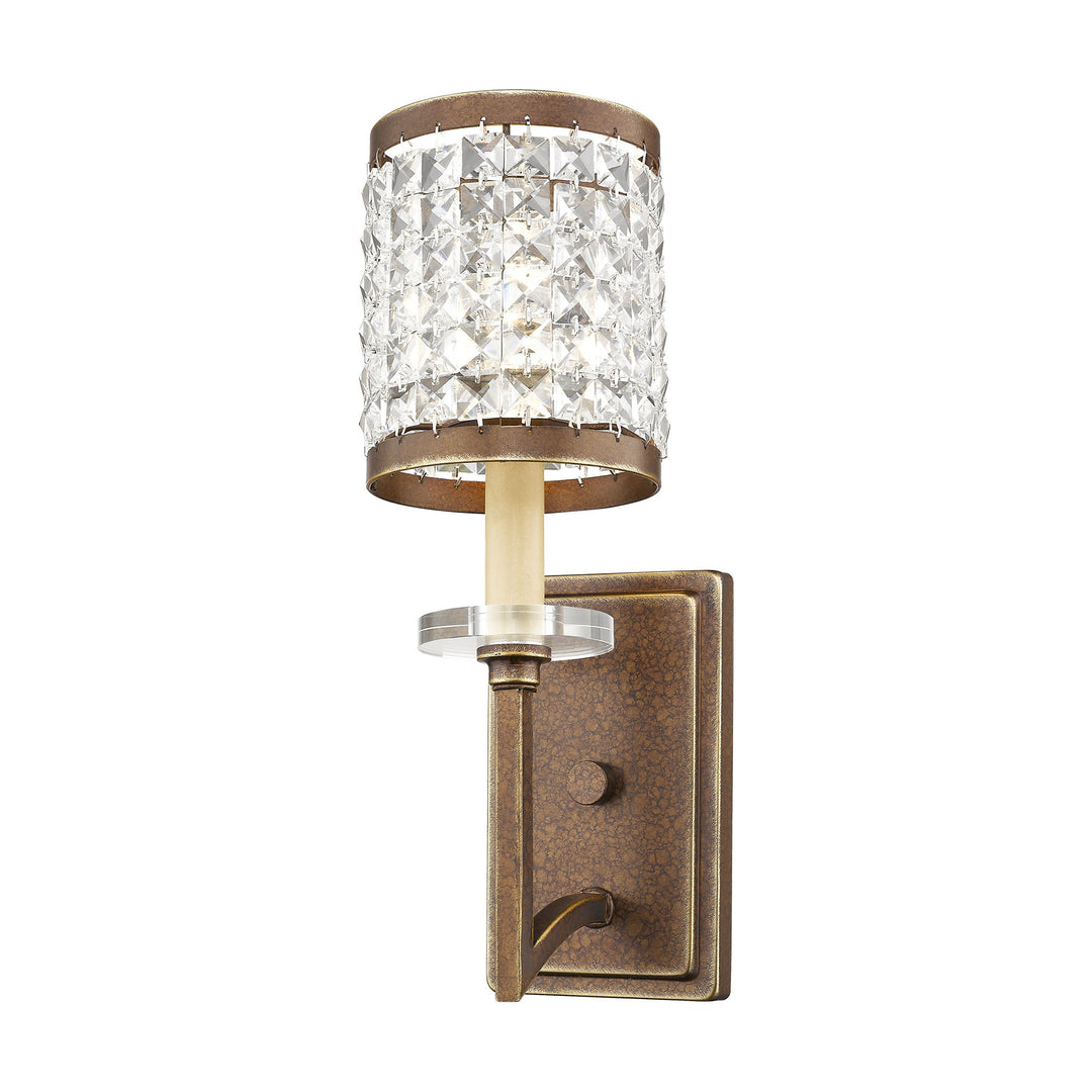 ##Antique Hardware## 1 Light Palaciall Bronze Wall Sconce