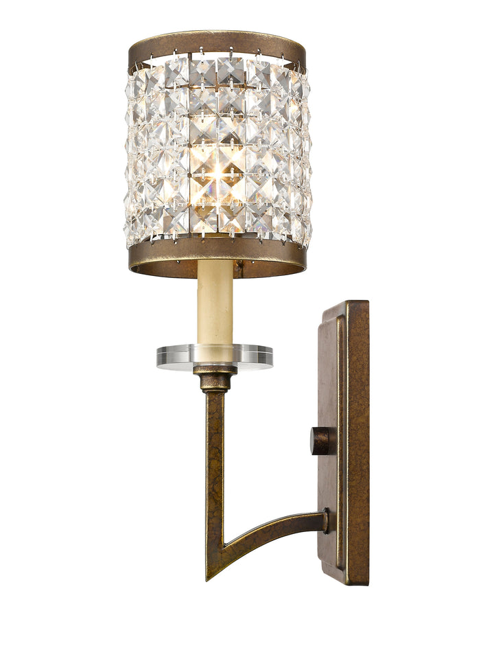 ##Antique Hardware## 1 Light Palaciall Bronze Wall Sconce