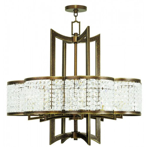 ##Antique Hardware## 8 Light Palaciall Bronze Chandelier