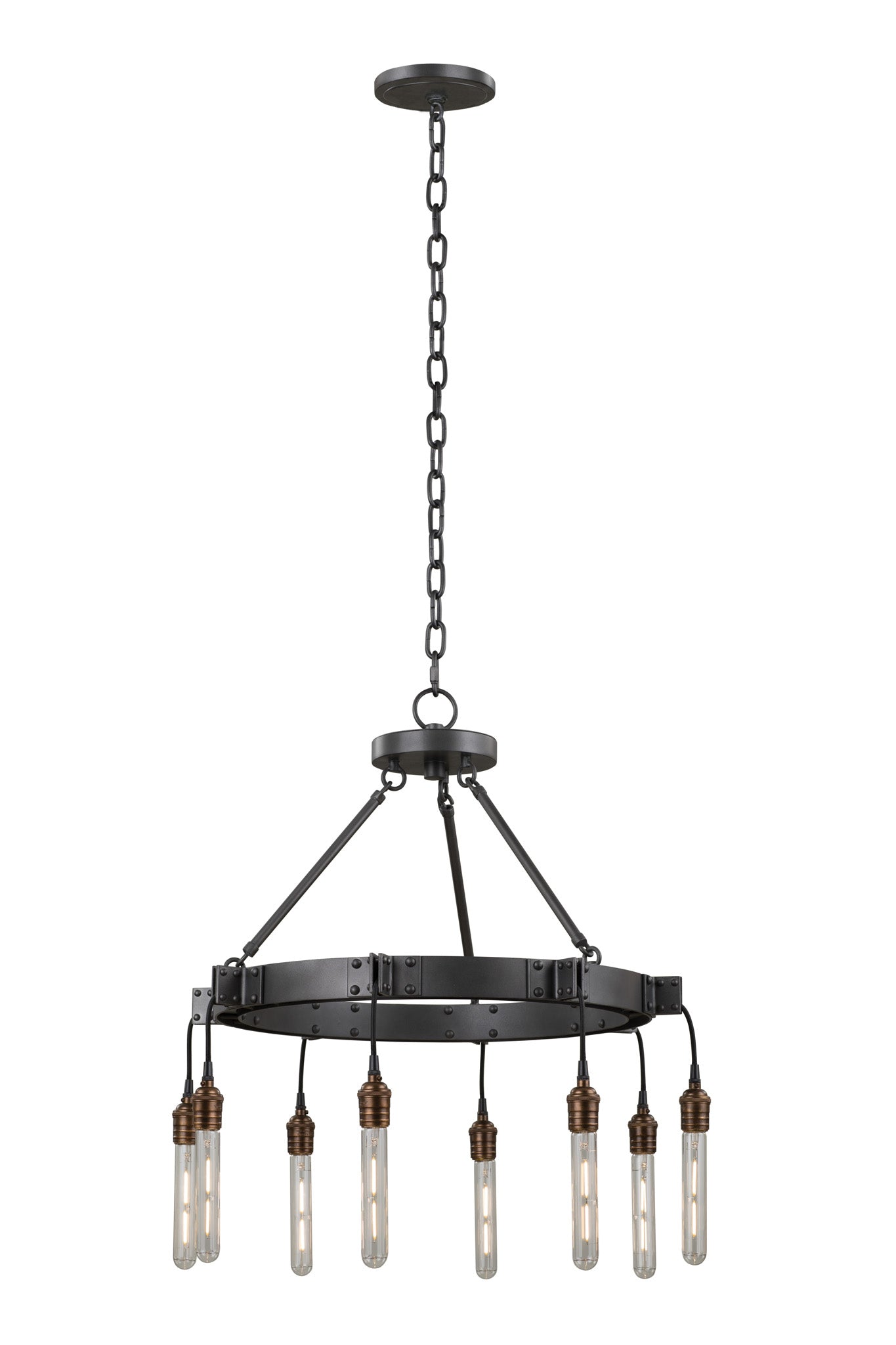 ##Antique Hardware## Stuyvesant 8 Light  Chandelier