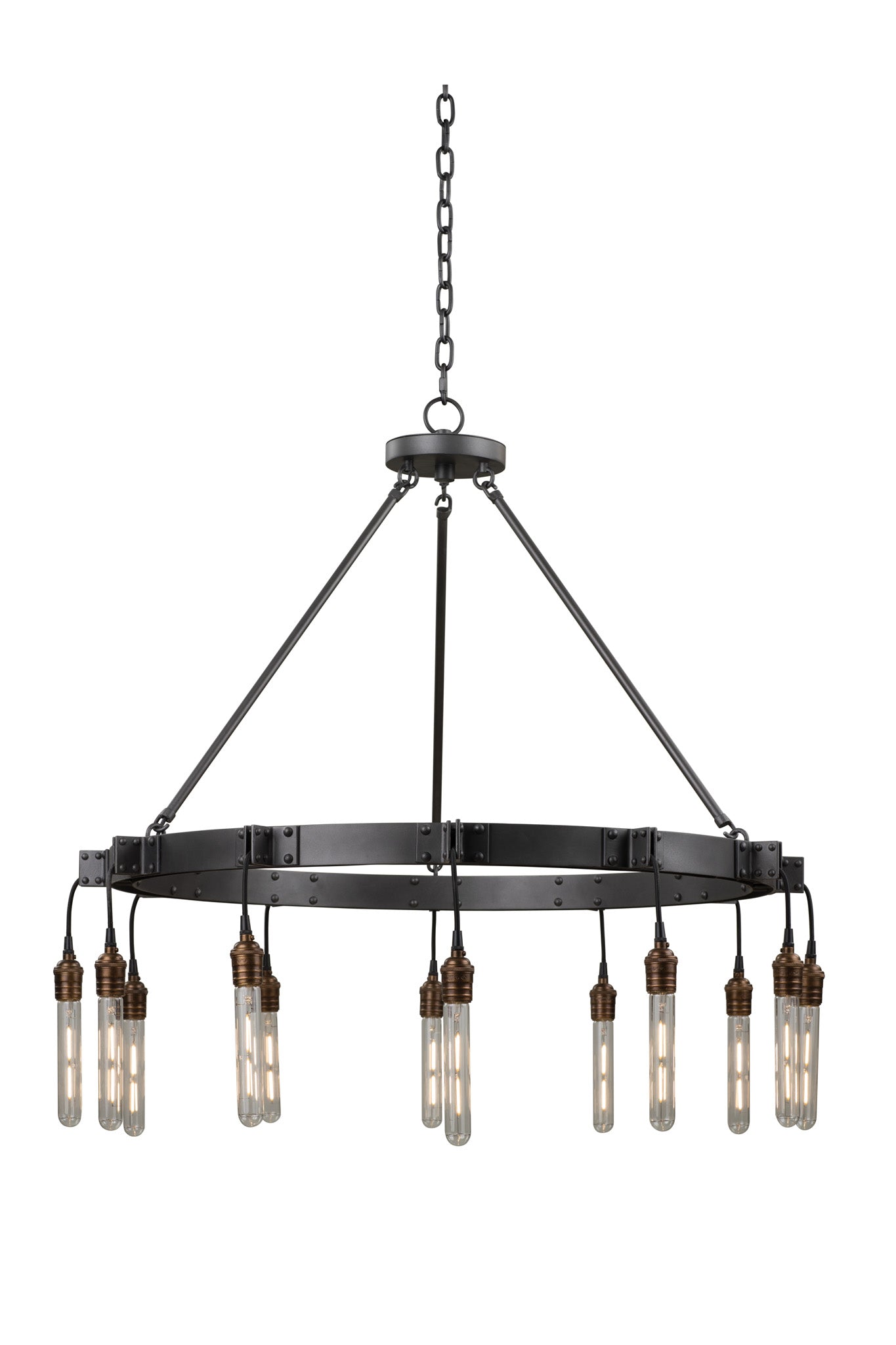 ##Antique Hardware## Stuyvesant 12 Light Chandelier