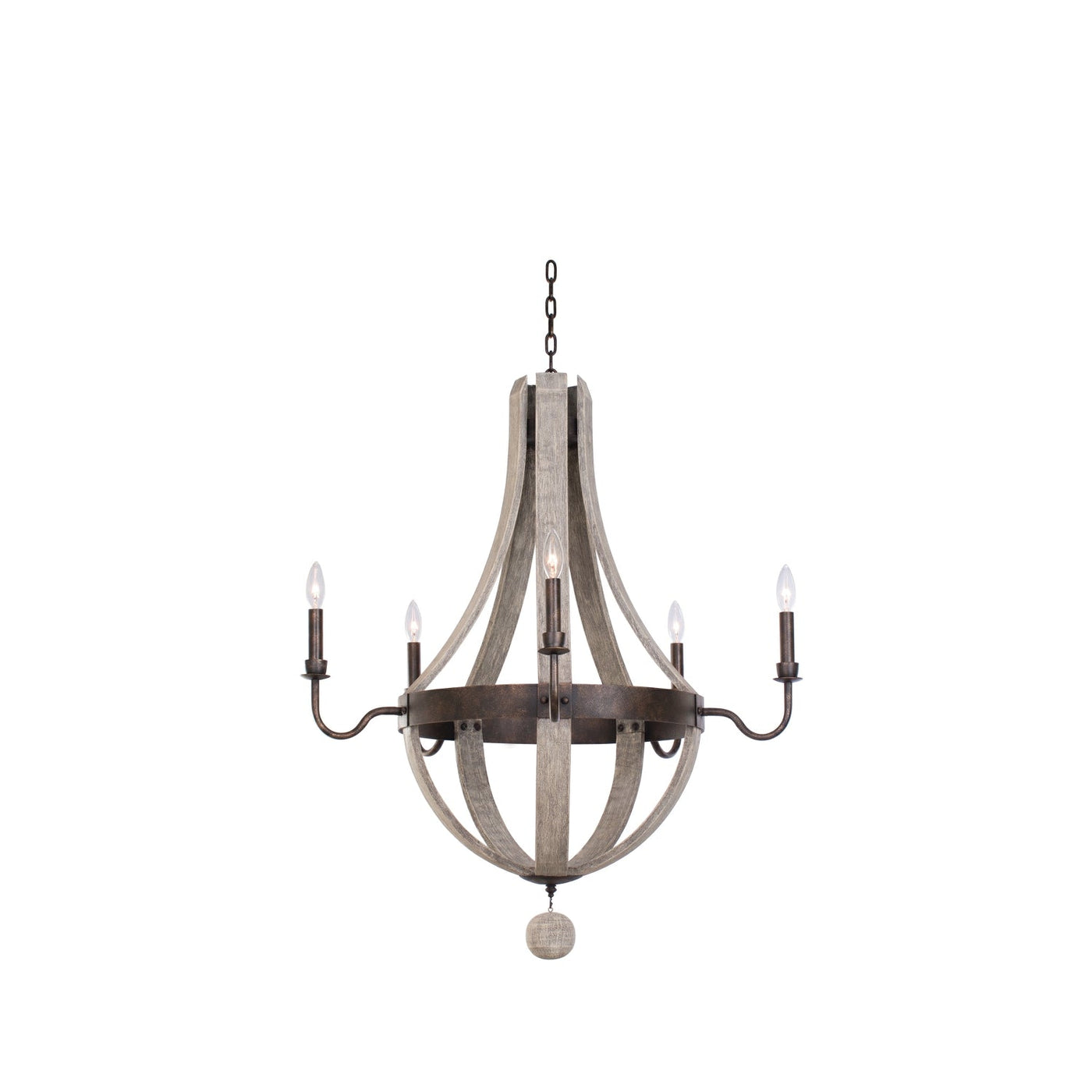 Antique Hardware Harper 5 Light Chandelier Chandelier