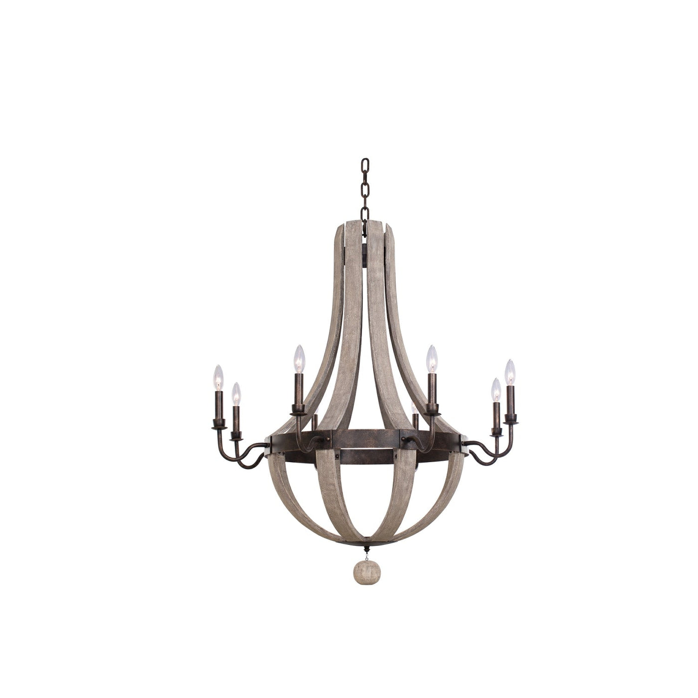 ##Antique Hardware## Harper 8 Light Chandelier