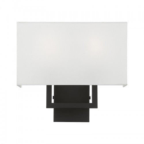 ##Antique Hardware## 2 Light Black ADA Sconce