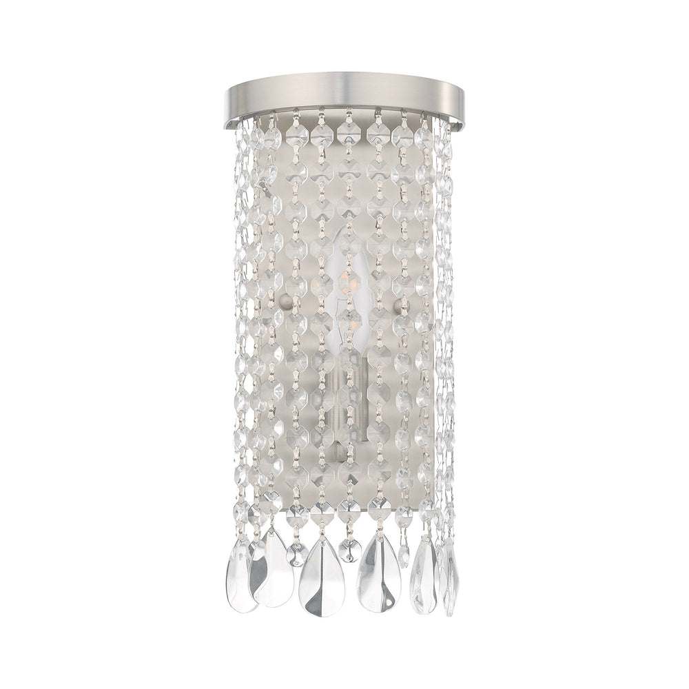 ##Antique Hardware## 1 Light Brushed Nickel ADA Wall Sconce