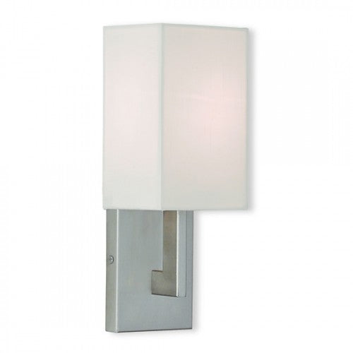 ##Antique Hardware## 1 Light Brushed Nickel Wall Sconce