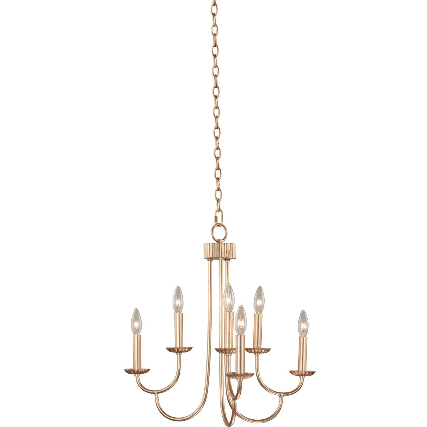 ##Antique Hardware## Kiera (3 + 3) Light 2 Tier Chandelier